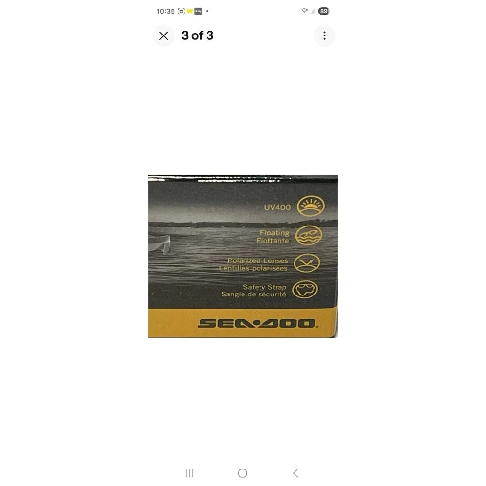 SEA-DOO FLOATING POLARIZED LAGOON‎ SUNGLASSES SEA DOO FLOATING 100% UV400 Brown